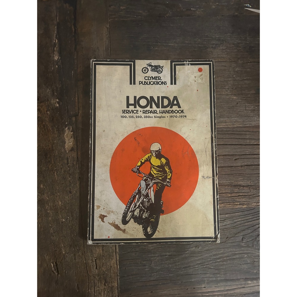Vintage Clymer Honda Service Repair Handbook 100-350cc Singles 1970-1974 Manual